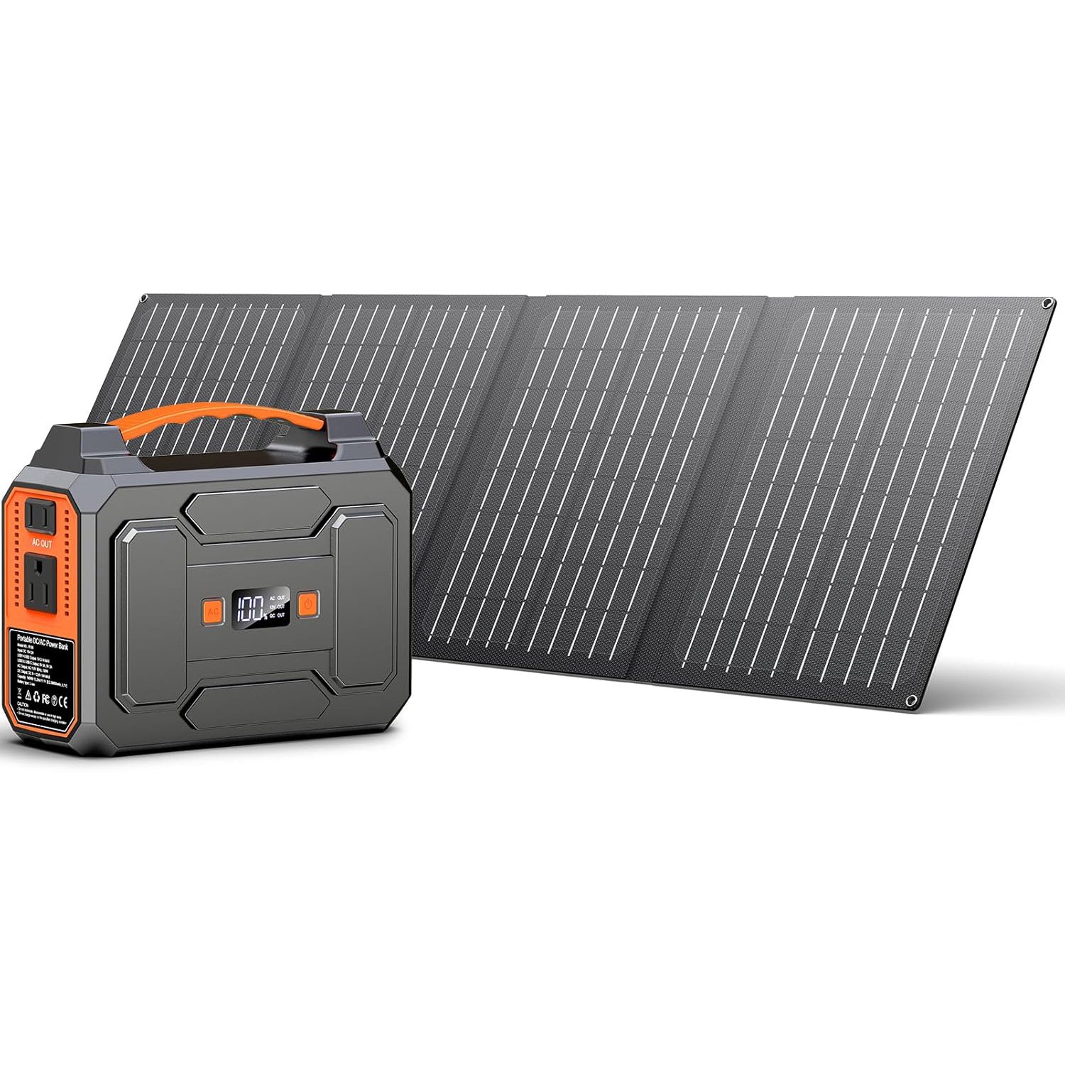 Apowking Solar Powered Generator with Solar Panel